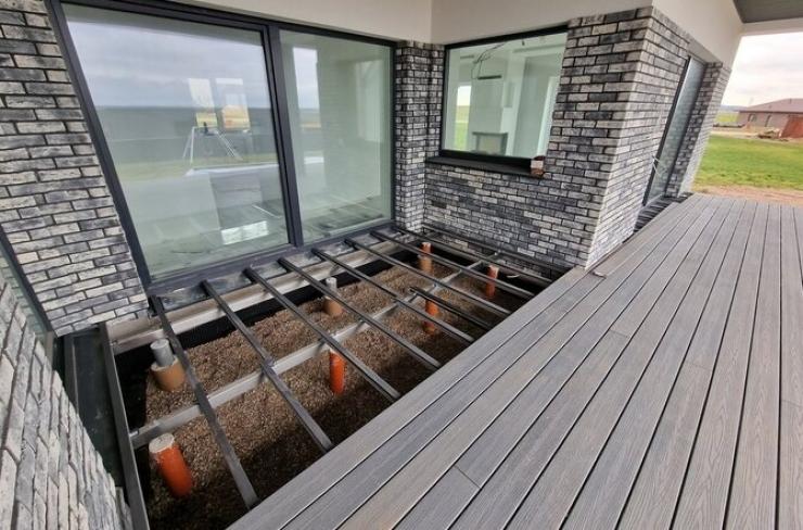Construction de terrasse vers Aire-sur-la-Lys